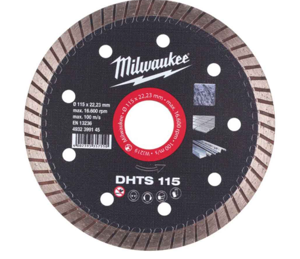 Disco Diamantato 76mm per Gres e Marmo Milwaukee M12 FCOT per smerigliatrice angolare