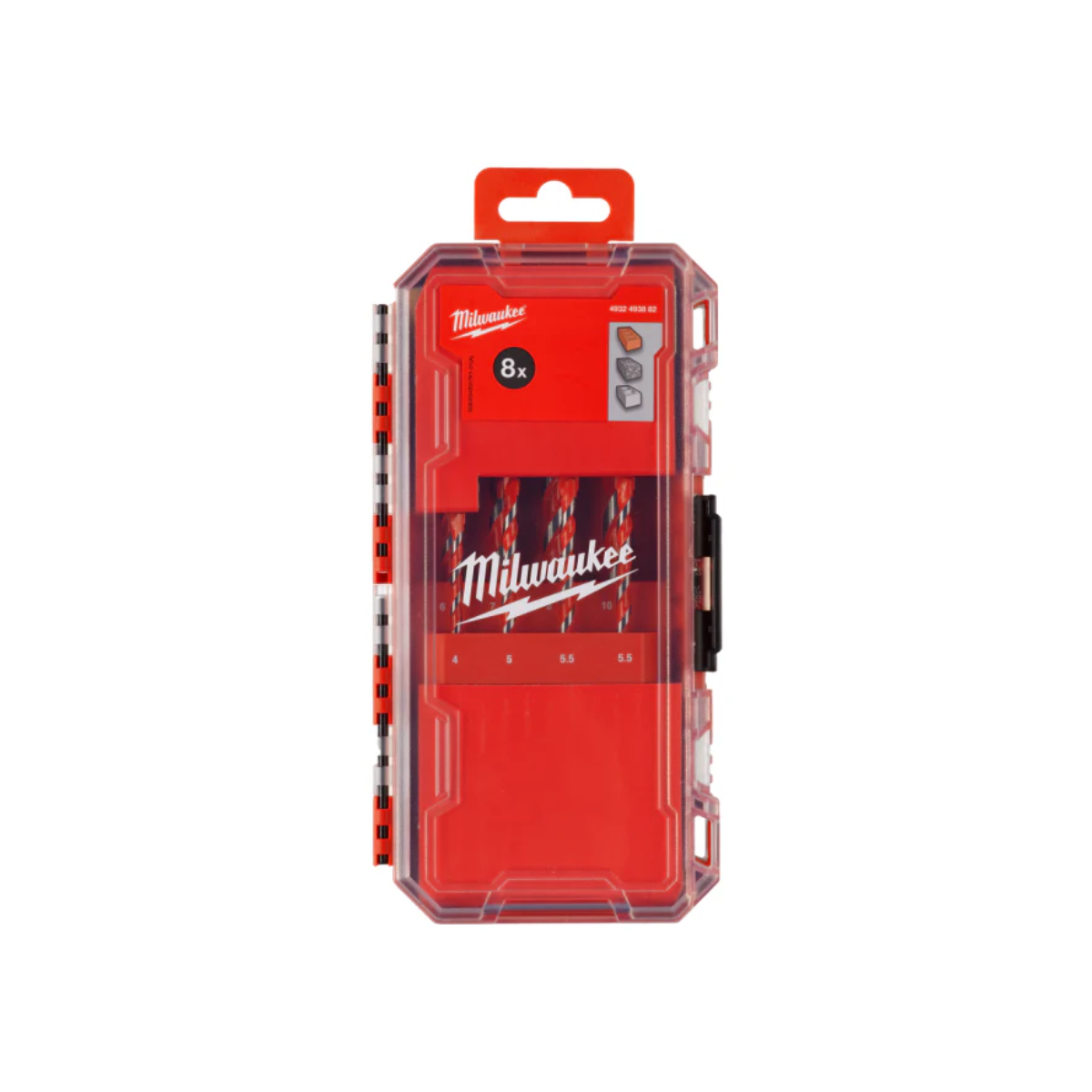 Set Punte per Calcestruzzo Milwaukee 8 Pezzi