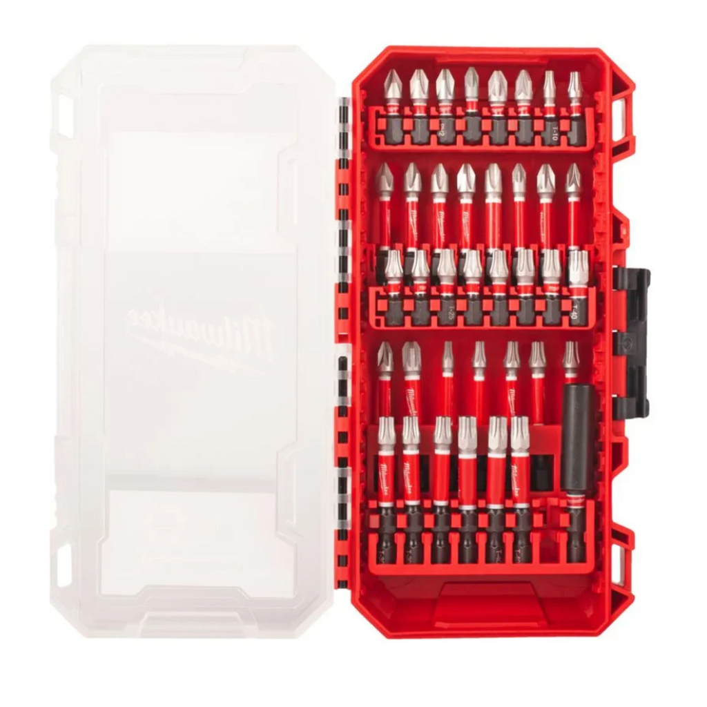 Set Bit Avvitatura Milwaukee Shockwave 38 Pezzi