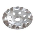 Platorello Diamantato Diametro 125 mm per Levigatura Edilizia