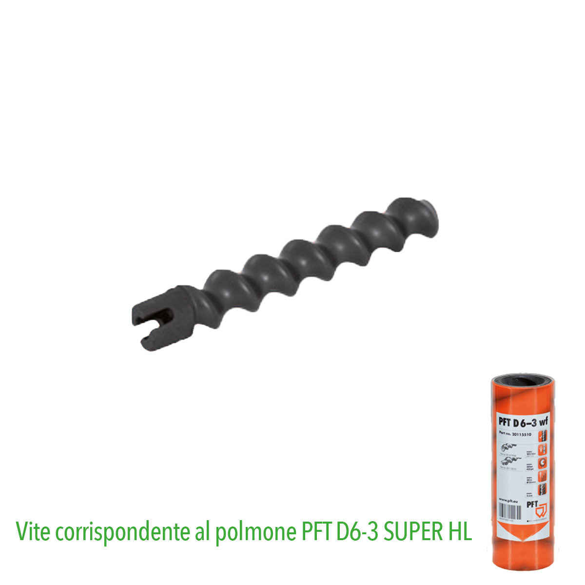 Vite D6-3 Hl PFT ricambio professionale