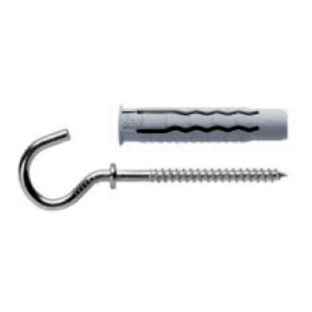 Tasselli in Nylon GL6/3B 6x30 con Gancio a C - Confezione 10 pezzi