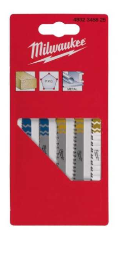 Set 5 Lame Seghetto Alternativo Miste per Legno Ferro e PVC