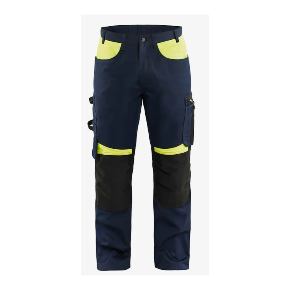 Pantaloni da Lavoro ARTIGIANO Blaklader Blu Marino e Giallo HV