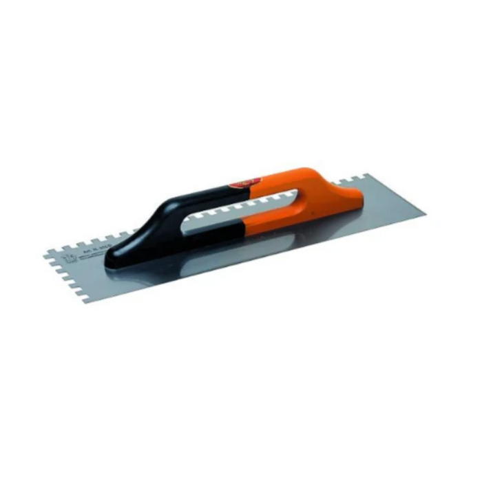Frattazzo Americana Dentata 2 Mani 480x140 mm Dente 10x10 pavan 814/D per la posa e la finitura di intonaci e massetti