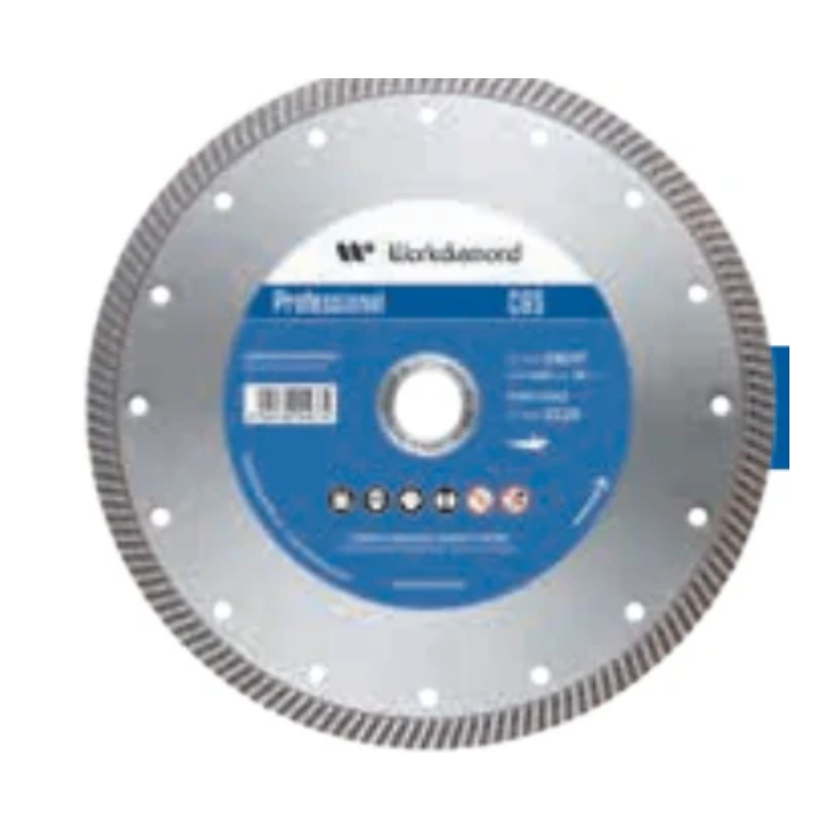 Disco Diamantato 230 CGS Corona Continua Foro 22,23 mm
