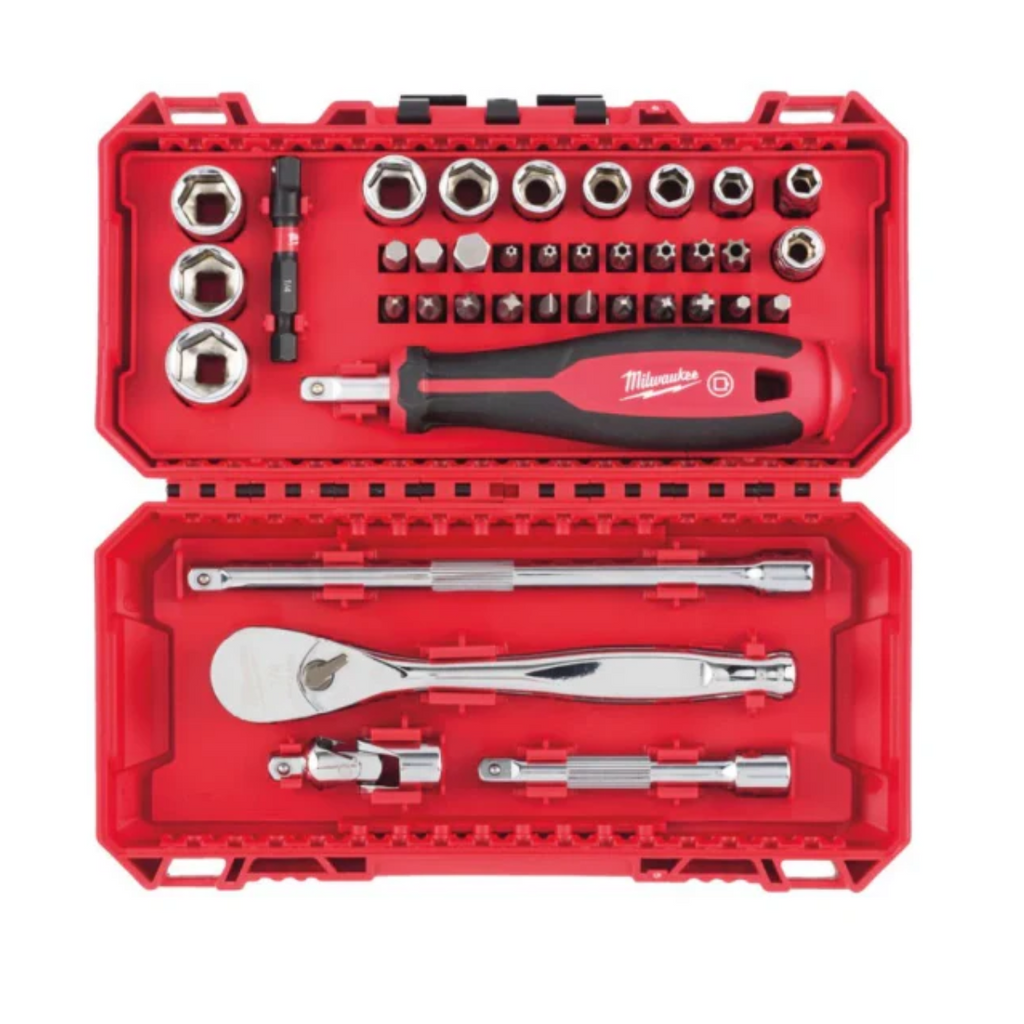Set Bit Avvitatura Cricchetto e Bussole 1/4 Pollici 38 Pezzi