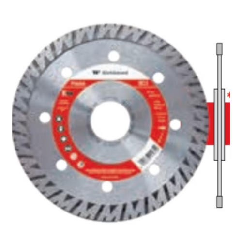 Disco Diamantato 125 KCCS Corona Continua Foro 22,23 mm
